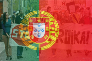 Portugal protest flag